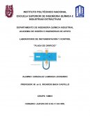 LABORATORIO DE INSTUMENTACIÓN Y CONTROL ‘’PLACA DE ORIFICIO’’