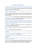 MODELO NEOLIBERAL