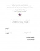 LEY DEL SISTEMA DE SEGURIDAD SOCIAL