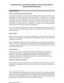 Orientaciones para el llenado de registros y acta de evaluación en la Educación Básica Alternativa
