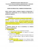 MARCO TEÓRICO SOBRE EL DERECHO COMERCIAL INTERNACIONAL Y JURISDICCIÓN INTERNACIONAL DE LOS TRIBUNALES PERUANOS EN MATERIA DE COMERCIO