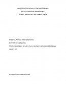 Análisis literario de la cruz del diablo