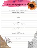 Obligaciones del empleador y trabajador