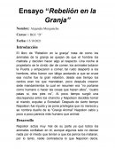Ensayo “Rebelión en la Granja”