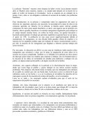 Ensayo pelicula Poniente