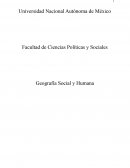 Geografía Social y Humana
