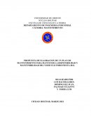 PROPUESTA DE ELABORACION DE UN PLAN DE MANTENIMIENTO PARA MANTENER LA DISPONIBILIDAD Y MANTENIBILIDAD DEL VEHICULO FORD FIESTA 2011