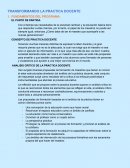 Transformando la practica docente