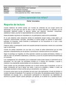 Cómo aprenden los niños - Stella Vosniadou