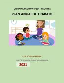 El Plan Anual de Trabajo de la Institución Educativa N° 037