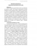 Propuesta de Mejora del Presupuesto Participativo en el Peru