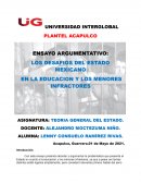 EL PROBLEMA DEL ESTADO ANTE LA EDUCACION ACTUAL