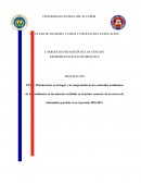 Distracciones en el hogar y la comprensión de los contenidos académicos de los estudiantes en las materias recibidas en el primer semestre de la carrera de informática paralelo A en el periodo 2020-2021