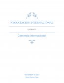 NEGOCIACIÓN INTERNACIONAL