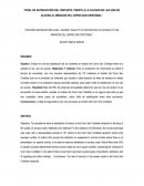 Nivel de satisfacción del visitante, frente a la calidad en las vías de acceso al mirador del cerro San Cristobal