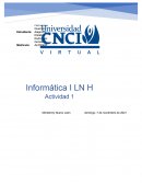 Informática I LN H