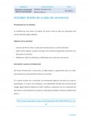 Actividad: Análisis de un plan de convivencia