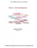 Actividades políticas de marketing