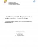 Comparaciones entre las ventajas comparativas y el intercambio desigual