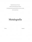 ¿Qué se obtiene en un estudio metalográfico?