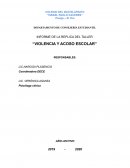 INFORME DE VIOLENCIA (BULLYING)