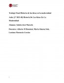 Historia de las Ideas en la Modernidad