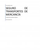 SEGURO DE TRANSPORTES DE MERCANCÍA