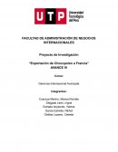 Proyecto de Investigación “Exportación de Chocopolen a Francia”