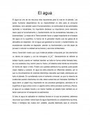 El agua
