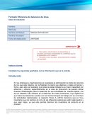 Sistemas de producción balanceo de línea