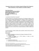 Propuesta de Intervención de Gestión Integral del Riesgo Para la Región de Bahía de Banderas y Puerto Vallarta en Occidente de México