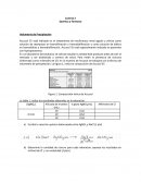 Control volumetría redox y precipitado