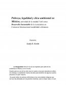 Pobreza, legalidad y ética ambiental