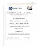 PROTOCOLO DE INVESTIGACIÓN DEL CAPIRE