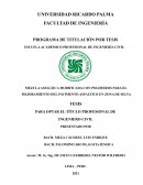 MEZCLA ASFALTICA MODIFICADA CON POLIMEROS PARA EL MEJORAMIENTO DEL PAVIMENTO ASFALTICO EN ZONA DE SELVA