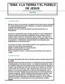 LA TIERRA Y EL PUEBLO DE JESUS