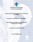INDICADORES DE CALIDAD EN LA IDENTIFICACIÓN CORRECTA DEL PACIENTE
