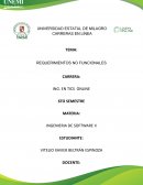 Requerimientos No funcionales