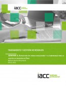 Semana 3 iacc, TRATAMIENTO Y GESTIÓN DE RESIDUOS