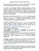 MONARQUÍA DE LOS REYES CATÓLICOS
