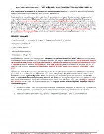 CASO VIÑASPRE – ANÁLISIS ESTRATÉGICO DE UNA EMPRESA. Página 1