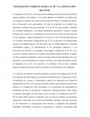 INTEGRACIÓN CURRICULAR DE LAS TIC Y LA INNOVACIÓN DOCENTE
