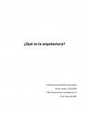 Que es la arquitectura