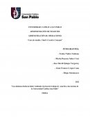 Caso de estudio: Chad’s Creative Concepts