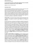 Las causas externas de muerte y su efecto sobre la esperanza de vida en las ciudades latinoamericanas