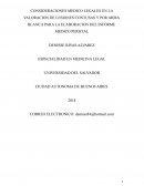 Lesiones contusas y por arma blanca consideraciones medico legales para la elaboracion del informe medico pericial