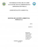SISTEMA DE GESTIÓN AMBIENTAL POFASA S.A