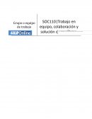 Trabajo en equipo, colaboración y solución de conflictos