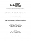 MÓDULO DISEÑO Y OBTENCIÓN DE MEDICAMENTOS DE CALIDAD Ketoconazol 2%