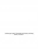 PARAFRASIS "CURRICULUM, PLANES Y PROGRAMAS DE ESTUDIOS"
